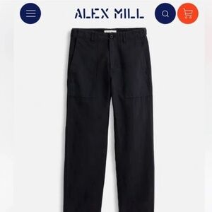 Black Neil utility straight leg